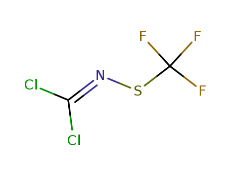 Molecular Structure of 33278-60-3 (α,α-Dichloro-N-(trifluoromethylthio)methanimine)