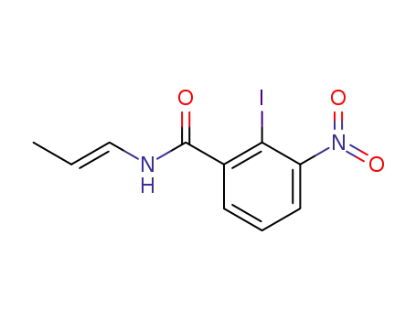 (E)-2-iodo-3-nitro-N-(prop-1-enyl)benzamide