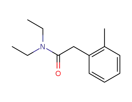 Molecular Structure of 40089-15-4 (Benzeneacetamide, N,N-diethyl-2-methyl-)