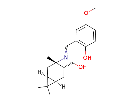 2-[(1S,3S,4R,6R)-4-hydroxymethyl-3,7,7-trimethylbicyclo[4.1.0]heptan-3-yliminomethyl]-4-methoxyphenol