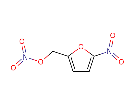 Molecular Structure of 4077-62-7 (5-NITROFURFURYLNITRATE  97)