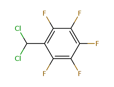 Molecular Structure of 652-30-2 (Benzene, (dichloromethyl)pentafluoro-)