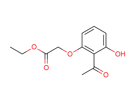 Acetic acid, (2-acetyl-3-hydroxyphenoxy)-, ethyl ester