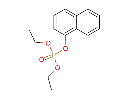 Phosphoric acid, diethyl 1-naphthalenyl ester
