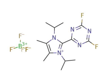 2-(4,6-difluoro-1,3,5-triazin-2-yl)-1,3-diisopropyl-4,5-dimethylimidazolium tetrafluoroborate