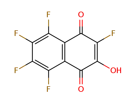 2-hydroxy-3,5,6,7,8-pentafluoro-1,4-naphthoquinone
