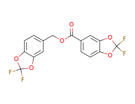 (2,2-difluorobenzo-1,3-dioxol-5-yl)methyl 2,2-difluorobenzo-1,3-dioxole-5-carboxylate