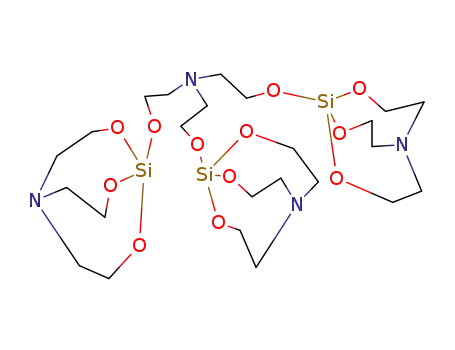 Molecular Structure of 29167-65-5 (tris[2-(2,8,9-trioxa-5-aza-1-silabicyclo[3.3.3]undec-1-yloxy)ethyl]amine)