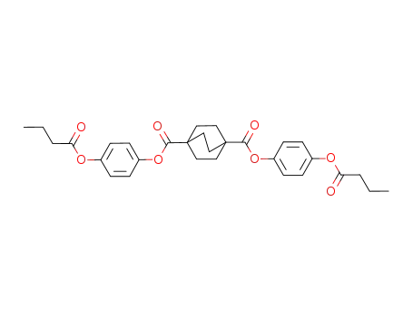 bis[4-(butanoyloxy)phenyl] bicyclo[2.2.2]octane-1,4-dicarboxylate