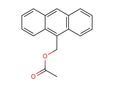 Molecular Structure of 16430-32-3 (anthracen-9-ylmethyl acetate)