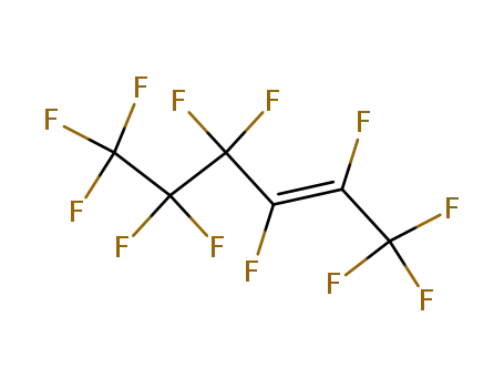Molecular Structure of 67899-37-0 (2-Hexene, 1,1,1,2,3,4,4,5,5,6,6,6-dodecafluoro-, (2E)-)