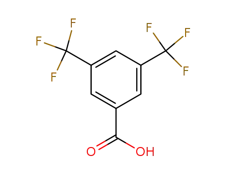 Molecular Structure of 725-89-3 (3,5-Bis(trifluoromethyl)benzoic acid)