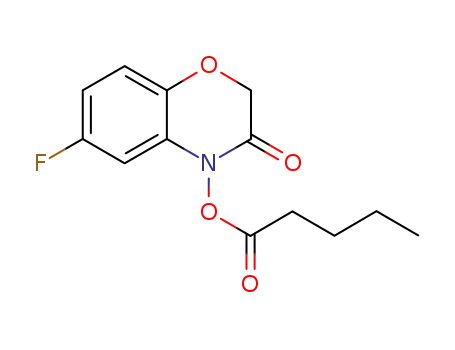 6-fluoro-4-valeroyloxy-(2H)-1,4-benzoxazin-3(4H)-one