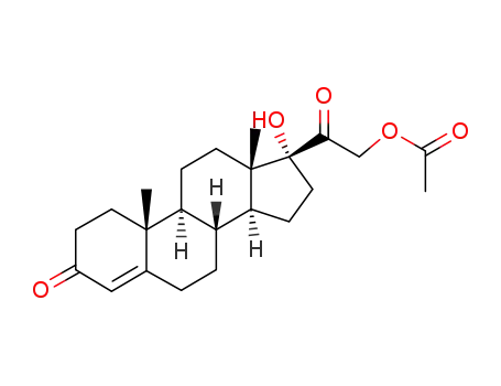 Reichstein's substance s 21-acetate manufacture