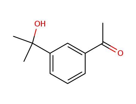 Molecular Structure of 87771-41-3 (1-[3-(2-hydroxypropan-2-yl)phenyl]ethanone)