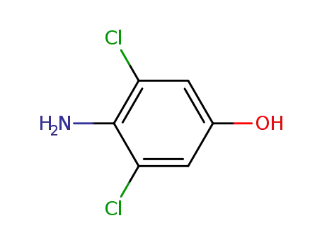 Molecular Structure of 26271-75-0 (3,5-dichloro-1,4-aminophenol)