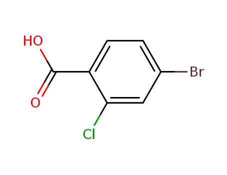 Molecular Structure of 59748-90-2 (4-Bromo-2-chlorobenzoic acid)