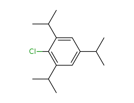 Molecular Structure of 55538-62-0 (2-Chloro-1,3,5-tri-sec-propylbenzene)