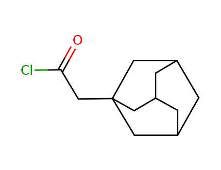 Molecular Structure of 19835-38-2 (1-Adamantaneacetyl chloride)