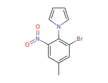 1-(2-bromo-4-methyl-6-nitrophenyl)-1H-pyrrole