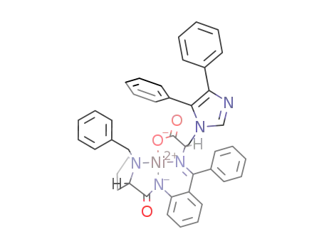 [(R)-2-((2-[(2S,1R(N))-1-benzylpyrrolidine-2-carboxamido]phenyl)(phenyl)methylideneamino)-3-(1H-4,5-diphenylimidazol-1-yl)propionato-N,N',N'',O]nickel(II)