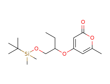 4-{1-[(tert-butyldimethylsilanyloxy)methyl]propoxy}-6-methyl-2-pyrone