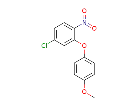 4-chloro-2-(4-methoxy-phenoxy)nitrobenzene