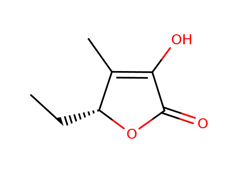 2(5H)-Furanone, 5-ethyl-3-hydroxy-4-methyl-, (5R)-