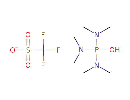 tris(dimethylamino)(hydroxy)phosphonium trifluoromethanesulfonate