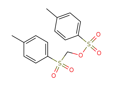 Molecular Structure of 14894-58-7 ([(4-Methylphenyl)sulfonyl]methyl 4-methylbenzenesulfonate)