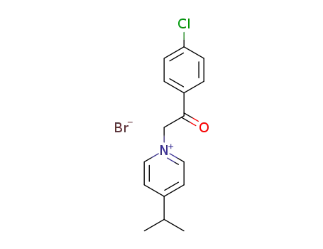 1-[2-(4-chlorophenyl)-2-oxoethyl]-4-(propan-2-yl)pyridinium bromide