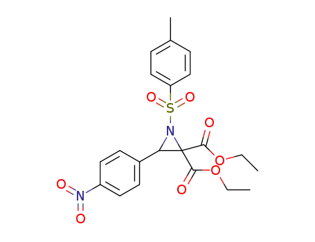 diethyl 3-(4-nitrophenyl)-1-tosylaziridine-2,2-dicarboxylate