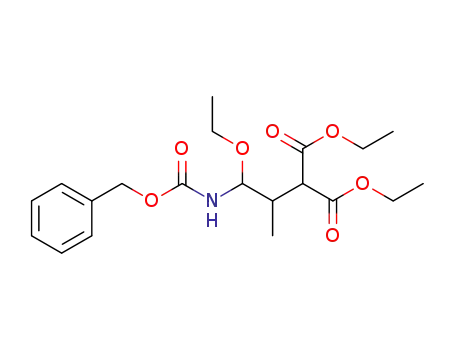 diethyl 2-(1-(benzyloxycarbonylamino)-1-ethoxypropan-2-yl)malonate