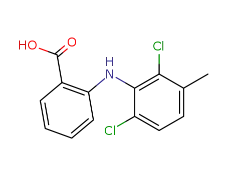 Molecular Structure of 644-62-2 (Meclofenamic acid)