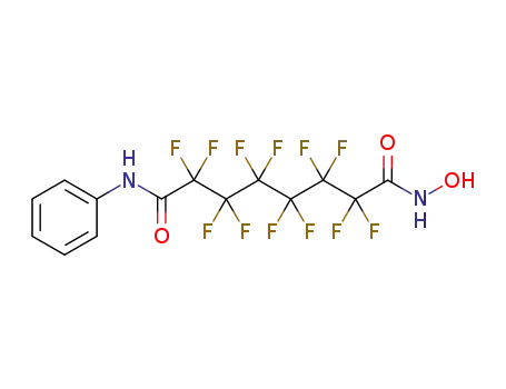 2,2,3,3,4,4,5,5,6,6,7,7-dodecafluorooctanedioic acid hydroxyamide phenyl amide