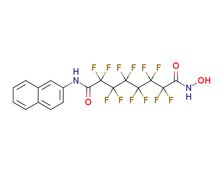 2,2,3,3,4,4,5,5,6,6,7,7-dodecafluorooctanedioic acid hydroxyamide naphthalen-2-ylamide