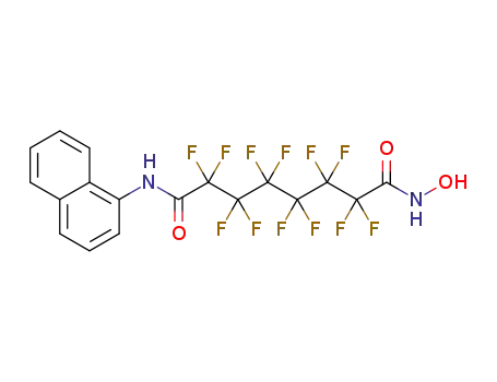 2,2,3,3,4,4,5,5,6,6,7,7-dodecafluorooctanedioic acid hydroxyamide naphthalen-1-ylamide