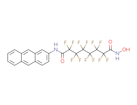 2,2,3,3,4,4,5,5,6,6,7,7-dodecafluorooctanedioic acid anthracen-2-ylamide hydroxyamide