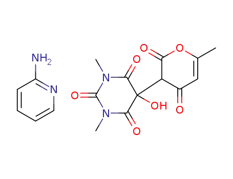 2-aminopyridinium 3-(5-hydroxy-1,3-dimethyl-2,4,6-trioxohexahydropyrimidin-5-yl)-6-methyl-2,4-dioxo-3,4-dihydro-2H-pyran-3-ide