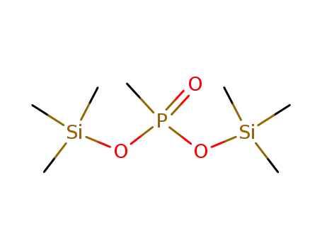Molecular Structure of 18279-83-9 (Methylphosphonic acid bis(trimethylsilyl) ester)