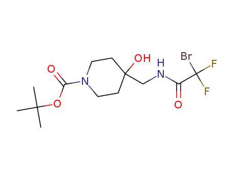 tert-butyl 4-[[(2-bromo-2,2-difluoro-acetyl)amino]methyl]-4-hydroxy-piperidine-1-carboxylate