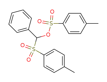 Molecular Structure of 62586-47-4 (Benzenemethanol, a-[(4-methylphenyl)sulfonyl]-,
4-methylbenzenesulfonate)