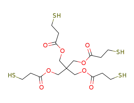 Molecular Structure of 7575-23-7 (PENTAERYTHRITOL TETRA(3-MERCAPTOPROPIONATE))