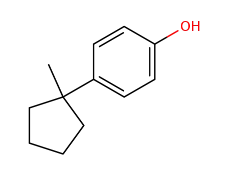 Molecular Structure of 1562-25-0 (Phenol, 4-(1-methylcyclopentyl)-)