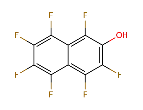 Molecular Structure of 727-49-1 (HEPTAFLUORO-2-NAPHTHOL)