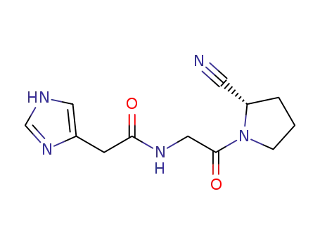(S)-N-(2-(2-cyanopyrrolidin-1-yl)-2-oxoethyl)-2-(1H-imidazol-4-yl)acetamide