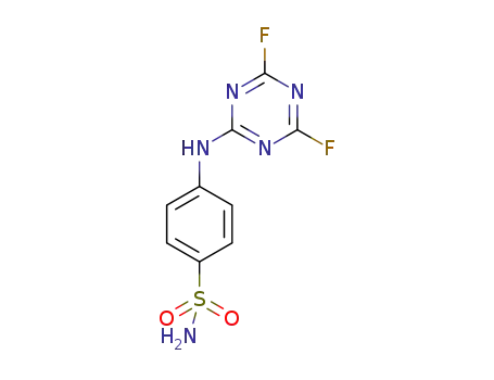 4-(4',6'-difluoro-1',3',5'-triazin-2'-ylamino)benzenesulfonamide