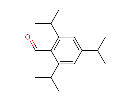 Molecular Structure of 24249-82-9 (Benzaldehyde, 2,4,6-tris(1-methylethyl)-)