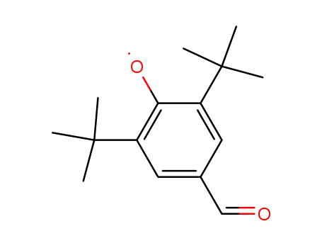 Molecular Structure of 14446-91-4 (Phenoxy, 2,6-bis(1,1-dimethylethyl)-4-formyl-)