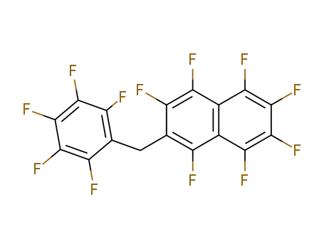 1,2,3,4,5,6,8-Heptafluoro-7-pentafluorophenylmethyl-naphthalene